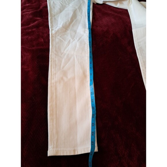 NWT J.Crew Size 26 White Denim 8" Midrise Skinny Jeans 28" Inseam Stretch G1972 - Picture 10 of 11